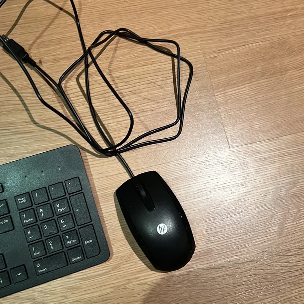 HP Wired Mouse and Keyboard